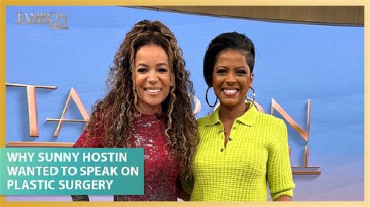 The View's Sunny Hostin Comes Clean About Her Plastic Surgery Transformation ·