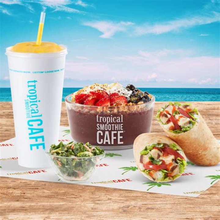 Tropical Smoothie Cafe Peaches N Silk Smoothie